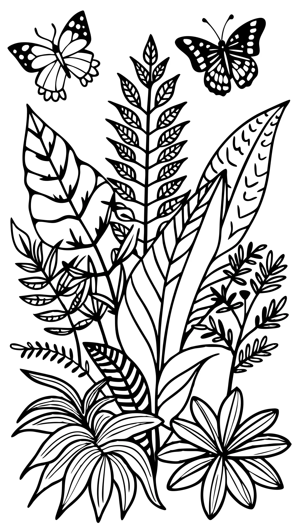 plants coloring pages